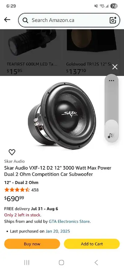 Subwoofer & Amp, View more