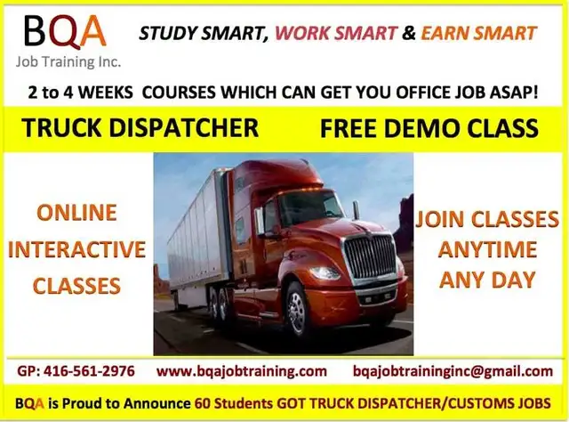 TRUCK DISPATCHER COURSE64661858534913120
