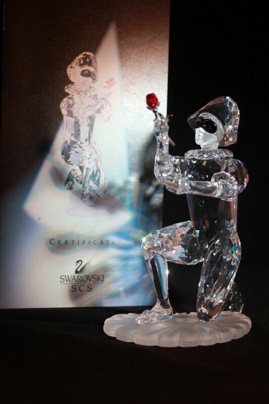 SWAROVSKI CRYSTAL  2001  HARLEQUIN Annual Edition and Stand in Arts & Collectibles in Thunder Bay - Image 2