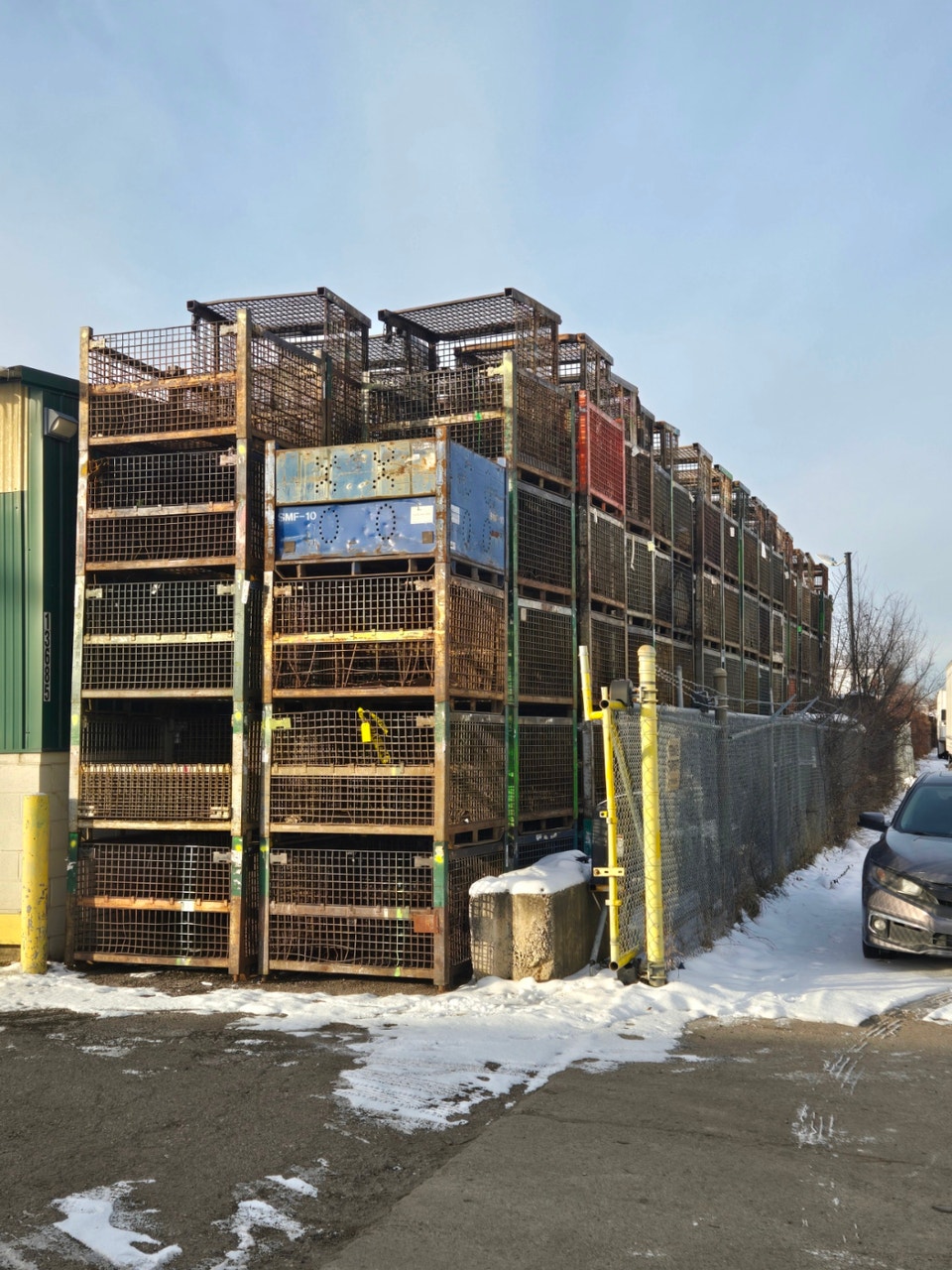 USED FORD ZE13 WIRE MESH BASKETS. ZE-13 WIRE STACKING CONTAINERS | Tool ...