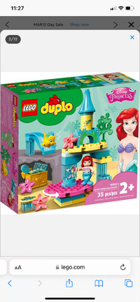 LEGO duplo - Ariel’s Undersea Castle