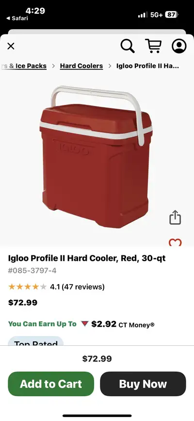 Selling two Igloo coolers 30 quart only used a couple times almost new condition. $50 each .if you h...