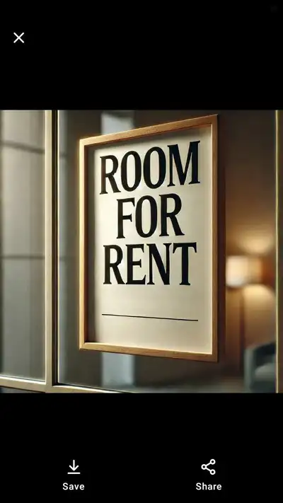 room available for rent