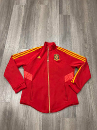 Adidas Spain Red 2010 Anthem Track Jacket Sweatshirt Women’s XL