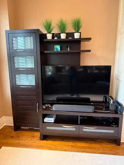 VieBois TV/Wall Unit Set (TV & accessories NOT included), View more