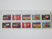 Scott 528a CANADIAN MINT STAMPS ATTACHED double strip