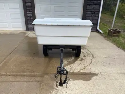 Compact Cargo Trailer in excellent condition. Tow behind vehicle or motorcycle. Light and convenient...