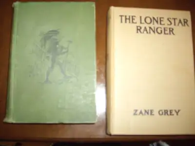 BOOKS-MARK TWAIN A TRAMP ABROAD, THE LONE STAR RANGER(ZANE GREY), View more