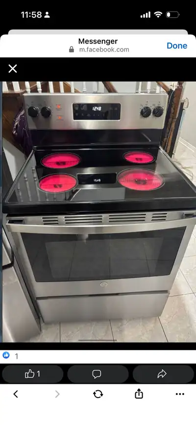 2024  Perfecr working GE stove can DELIVER, View more