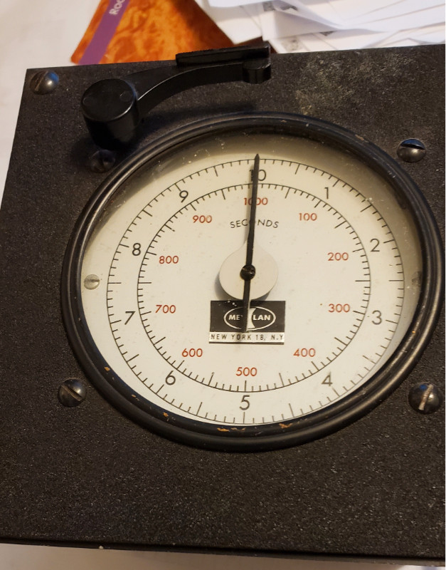 REDUCED Vintage precision timer (in partial seconds) in General Electronics in Calgary