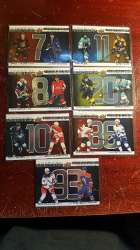 NHL GREATEST DUOS 2023-2024 HOCKEY CARDS - LINKED BY NUMBERS