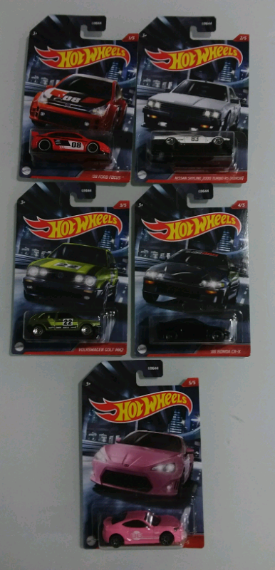 2020 RELEASE DIECAST METAL BODY MINT CONDITION NO CREASE BENDS OR SOFT CORNERS SET OF 5 '08 FORD FOC...