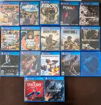 PS4 Games (READ - PRICES & Availability in description)