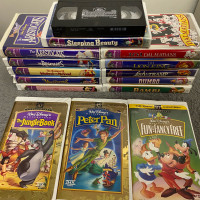 Walt Disney Masterpiece Collection Limited Edition VHS Tapes