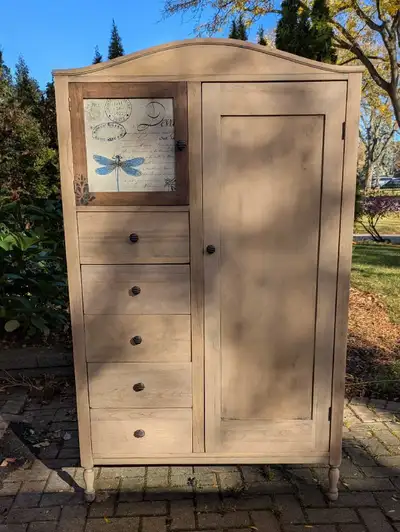 Refinished Antique Armoire, View more