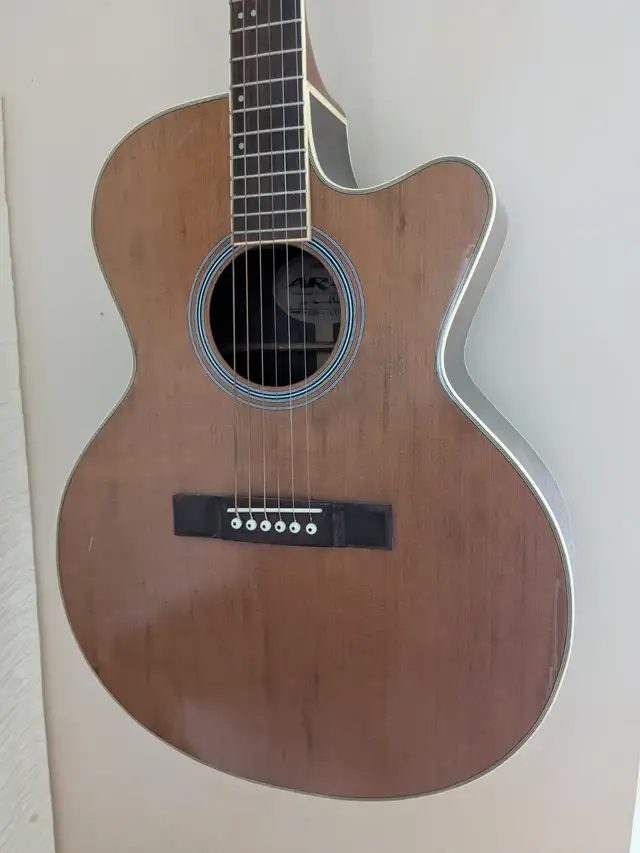 Aria Acoustic Electric Guitar in Guitars in Edmonton - Image 5