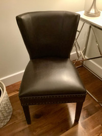 Accent or office desk Leather Chair (refer description)