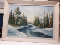 Large Original Oil Painting by Famous Cdn. Artist Hyttinen