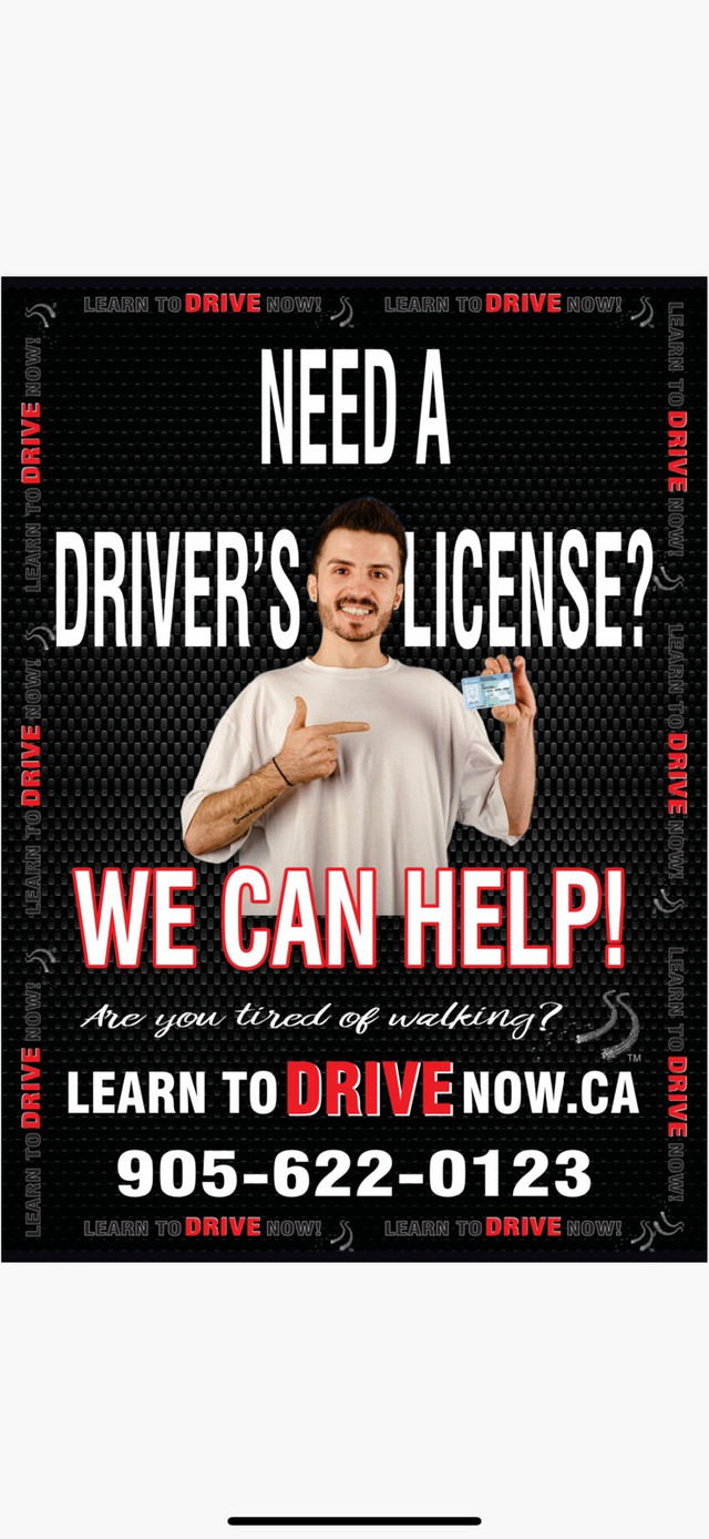 Are you tired of walking LEARN TO DRIVE NOW  in Classes & Lessons in Oshawa / Durham Region