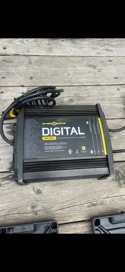 Dual bank charger Great condition Changed to lithium and had to buy a compatible charger