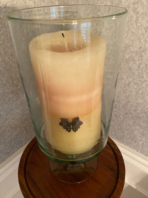 Two Glass Candle Holders Arts & Collectibles City of Toronto Kijiji