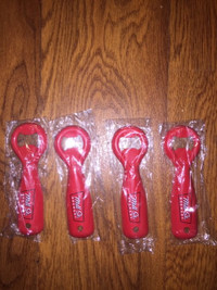 Brand new Mill St. Brewery red bottle openers