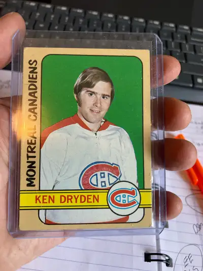 Check out this vintage 1971 O-Pee-Chee Ken Dryden hockey card, a fantastic piece of sports memorabil...