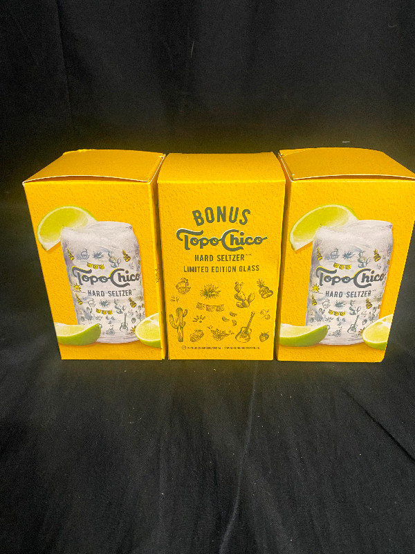Limited Edition Topo Chico Glasses in Arts & Collectibles in Moncton