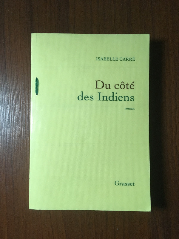 Livre | Roman | Du côté des Indiens | Isabelle Carré dans Autre  à Ville de Montréal - Image 2