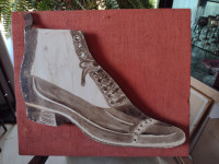 Funky 3D Vintage Shoe/Boot