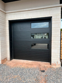 8x8ft R-W Black Garage door (Only panels)