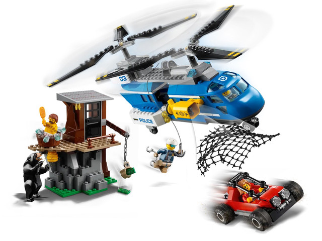 LEGO CITY 60173 MOUNTAIN ARREST POLICE HELICOPTER NEW SEALED in Toys & Games in Edmonton - Image 4
