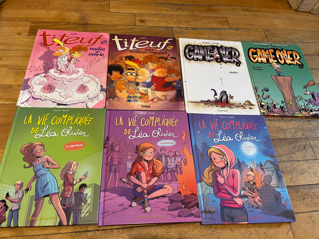 Livres bandes dessinées boule et bile Garfield titeuf et autres dans Livres jeunesse et ados  à Ville de Montréal
