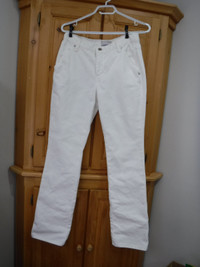 White Pair Of Woman's Jeans