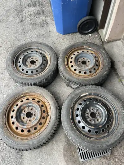 Price is negotiable Tire specs: - 205/55R16 Rim specs: - 5x114.3mm bolt pattern - 60.1mm bore - 16x6...
