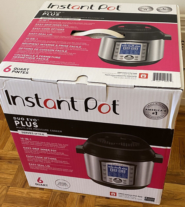NEW Instant Pot Duo Evo Plus 6 quart 10-in-1 NIB in Microwaves & Cookers in City of Toronto