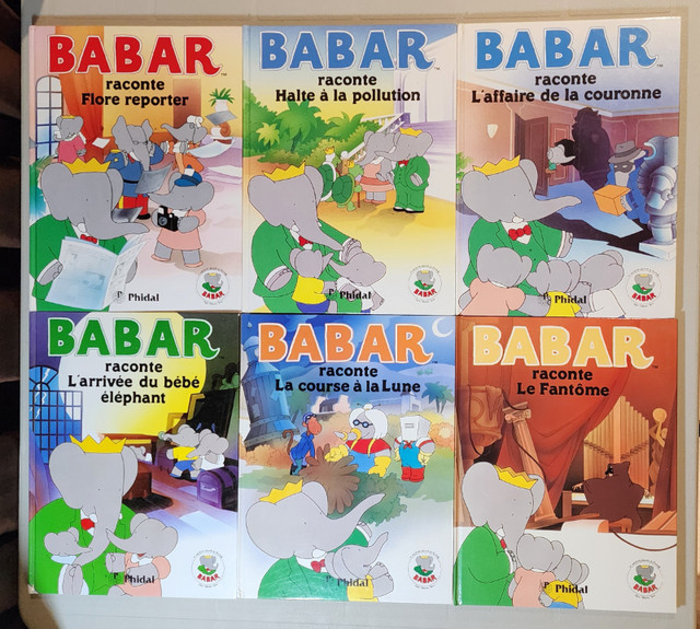 Collection de livres: Babar (Éditions Phidal) in Children & Young Adult in Québec City