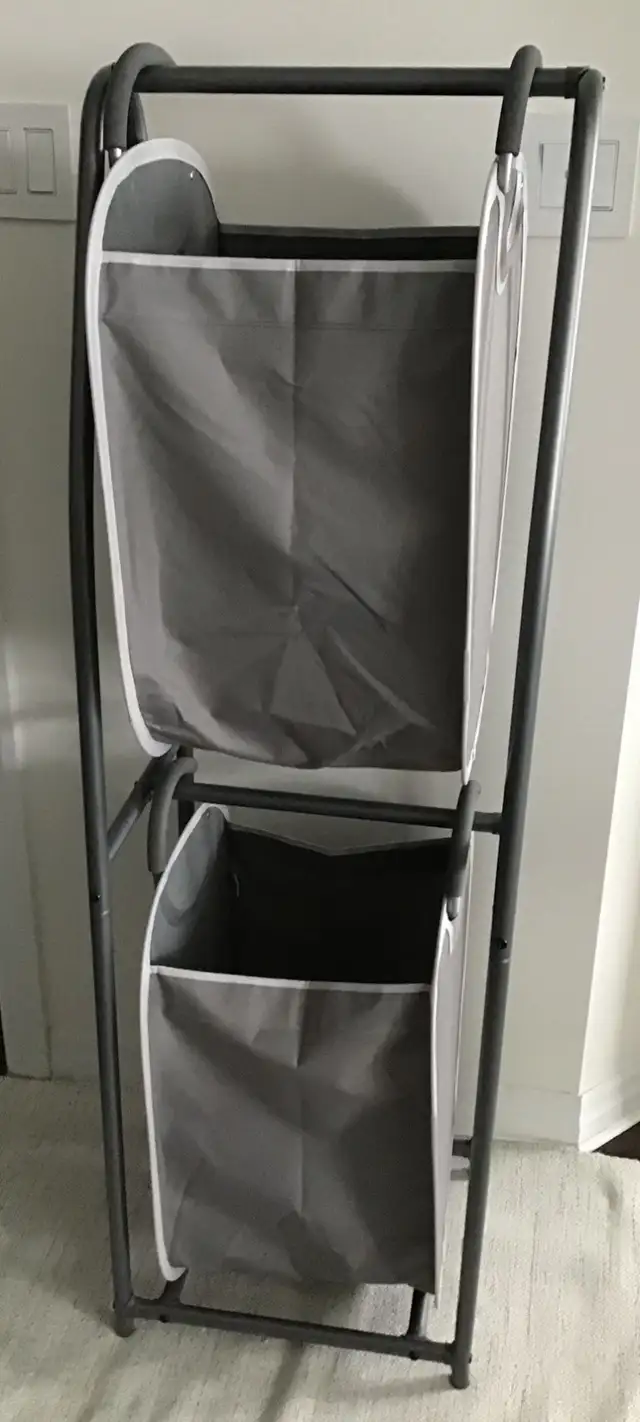2-Tier Rolling Vertical Laundry Sorter65669432780546122
