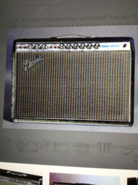 Vintage Fender Deluxe Reverb Amp Wanted Silverface 1970’s