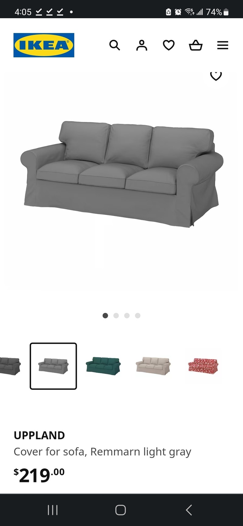 Ikea 3 seat couch Couches & Futons City of Toronto Kijiji