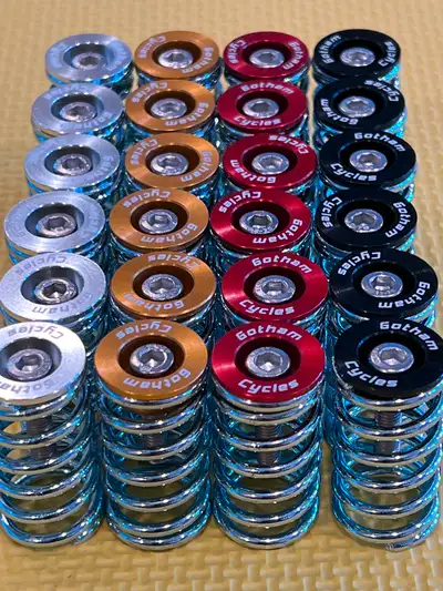 NEW Clutch Billet Aluminium Collar Caps Retainer kits Hard anodized red black gold silver with stain...
