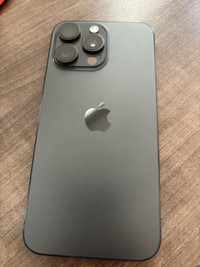 Iphone 15 ProMax -Black Titanium