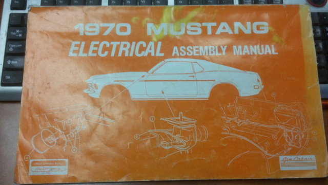 1970 Ford Mustang Electrical Assembly Manual in Other Parts & Accessories in Mississauga / Peel Region