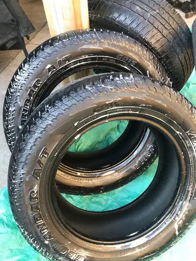 In very good condition all season 15in yokohama tires. 75% tread left. $$240