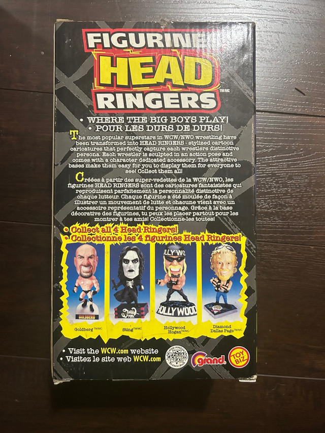 Sting WCW NWO Head Ringers 6 1/2" Bobblehead Figure Toy Biz 1999 in Arts & Collectibles in Kingston - Image 2