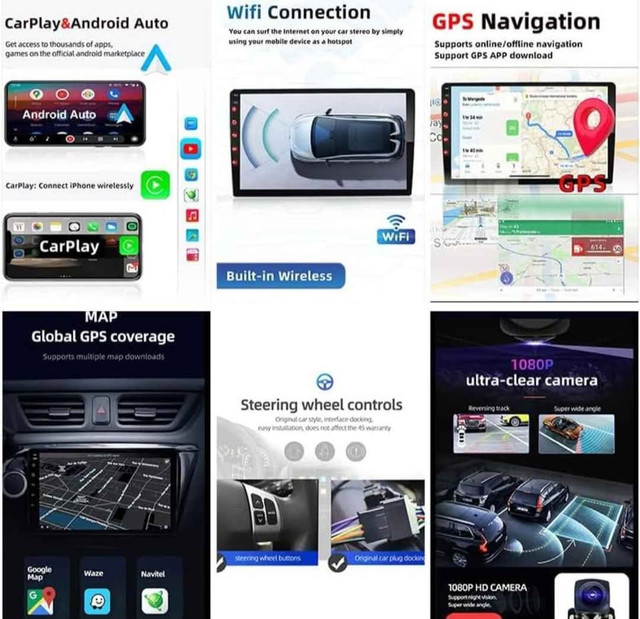 BMW X1 2009 to 2016 Carplay Android 13 Bluetooth Media Player in Audio & GPS in City of Toronto - Image 3
