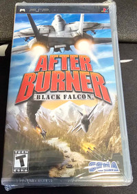 After Burner Black Falcon Sony PSP New Factory Sealed 