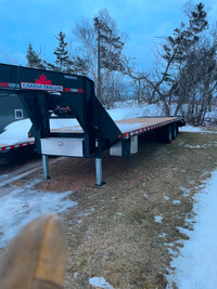 2023 Canada Trailer 30ft 12k axles mega ramps with winch