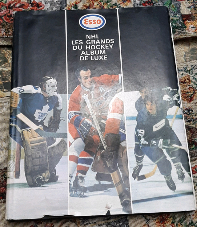 Album Timbres Complet Esso Les Grands du Hockey 70-71 dans Art et objets de collection  à Trois-Rivières