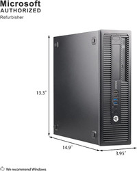 HP ProDesk 800 G1, i5-4TH, 16GB, 256+500GB HDD, wind10Pro, Used